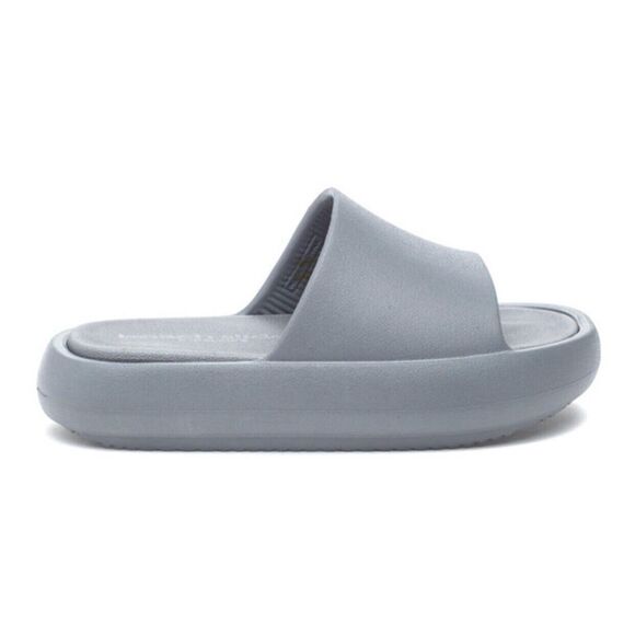 J Slides NYC Beach Slides Squish‎ EVA 8 Gray Sandals NIB - Picture 1 of 10